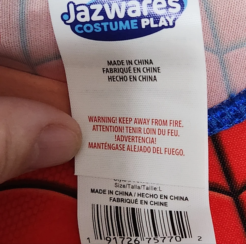 Jazwares Girls Large Marvel Spiderman Hero Costume Dress